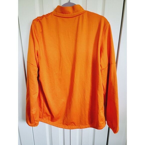 Under Armour XL Cold Gear Infrared Fleece 1/4 Zip Men's Orange Sweatshirt - Picture 2 of 10